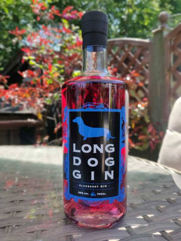 long dog blueberry gin